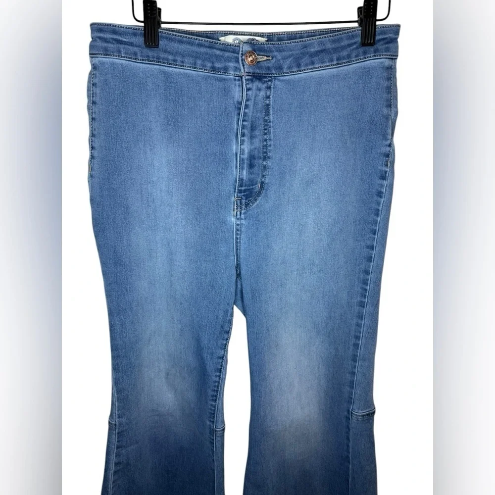 Free People Just Float On High Waist Flare Jeans Size 30